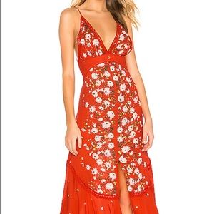 Free People “Paradise” printed Maxi dress